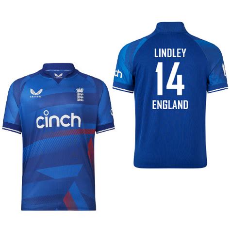 personalised england cricket shirt